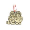 Classic Ornament (2"x 1.75" Snowmen Pair)